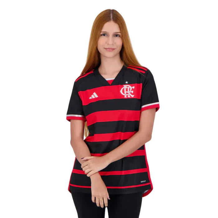 Camiseta local Flamengo 24/25 I para mujer - Adidas