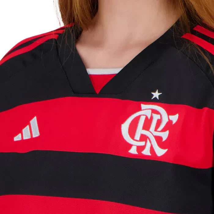 Camiseta local Flamengo 24/25 I para mujer - Adidas