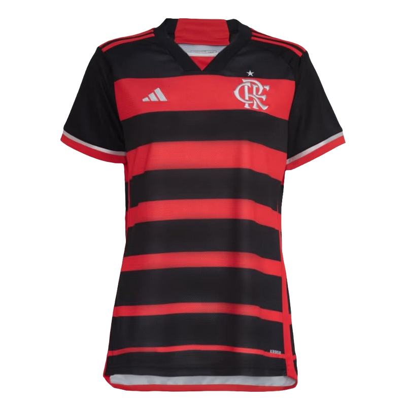 Camiseta local Flamengo 24/25 I para mujer - Adidas