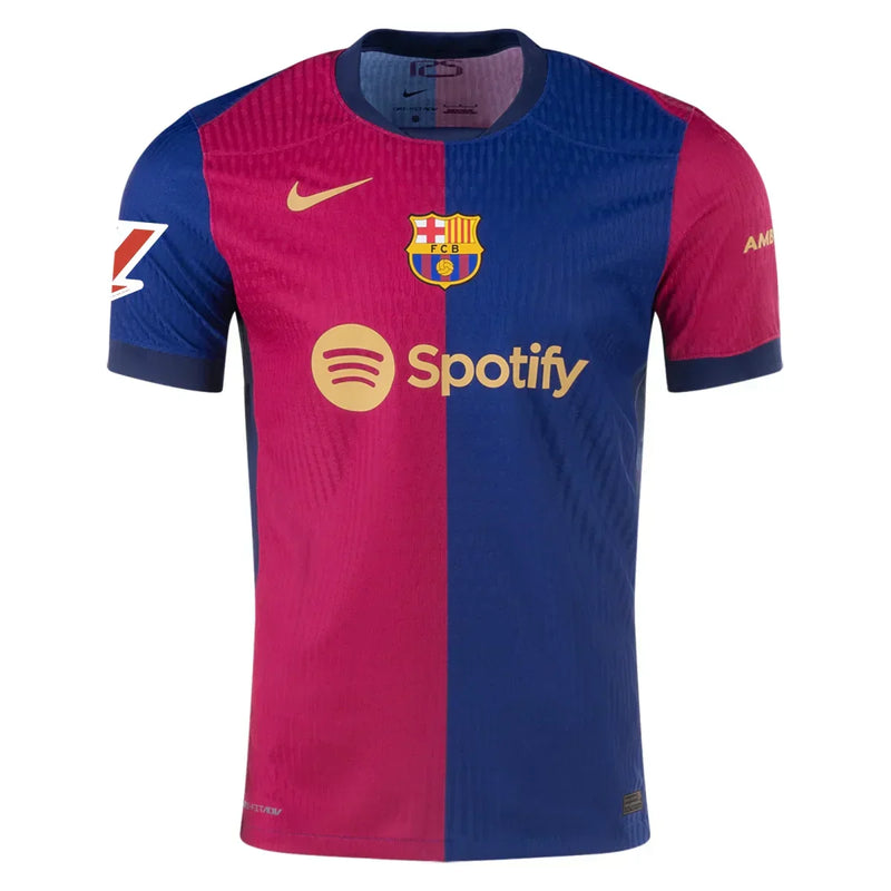 Camiseta de local auténtica del Barcelona 24/25 de Robert Lewandowski - Nike