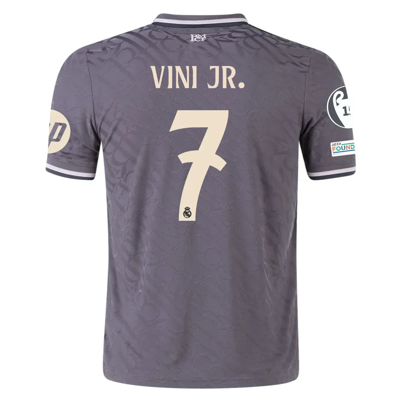 Camiseta de la tercera equipación del Real Madrid 24/25 III de Vinicius Jr. auténtica - Adidas