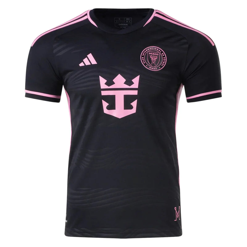 Camiseta de visitante auténtica II del Inter Miami CF 2024 de Lionel Messi - Adidas