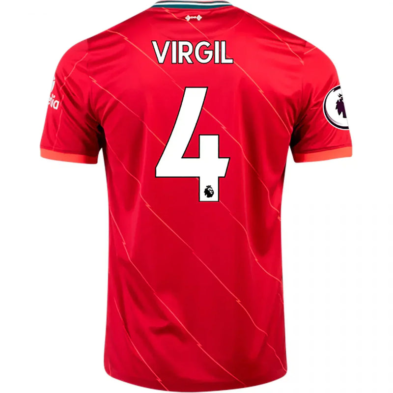 Camiseta local del Liverpool FC 21/22 de Virgil van Dijk - Nike