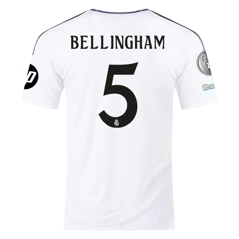 Camiseta local del Real Madrid 24/25 de Jude Bellingham - Adidas