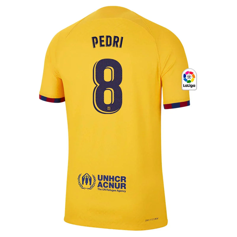 Pedri Barcelona 22/23 Auténtica Cuarta Camiseta Senyera IV - Nike