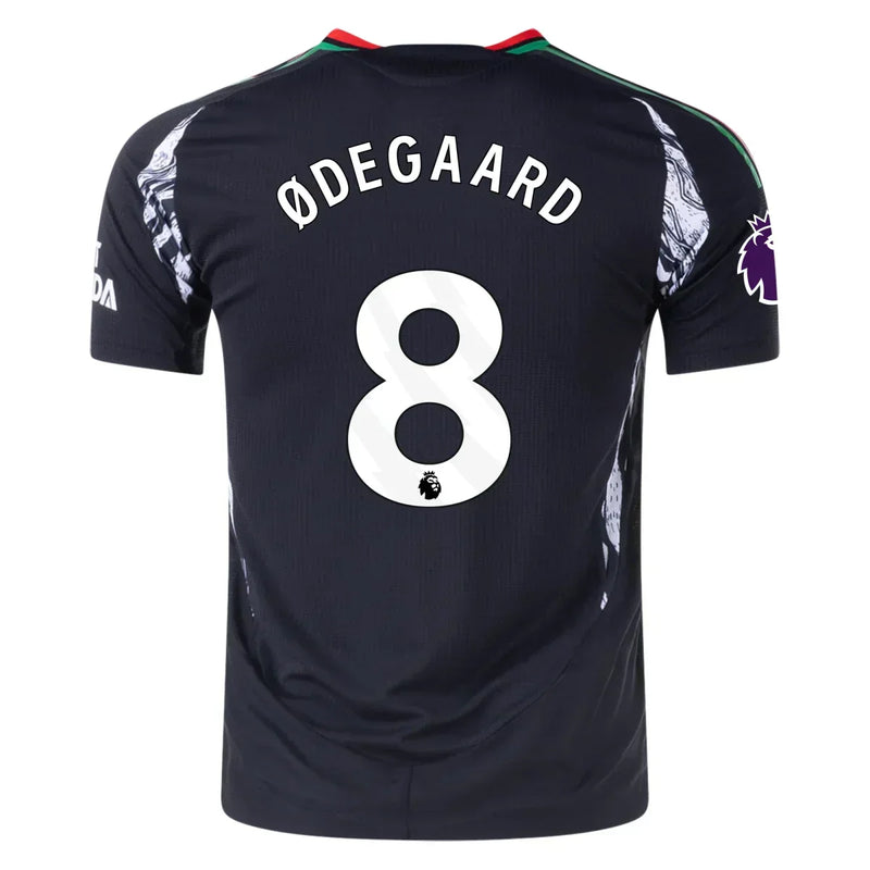 Camiseta de visitante auténtica II del Arsenal 24/25 de Martin Ødegaard - Adidas