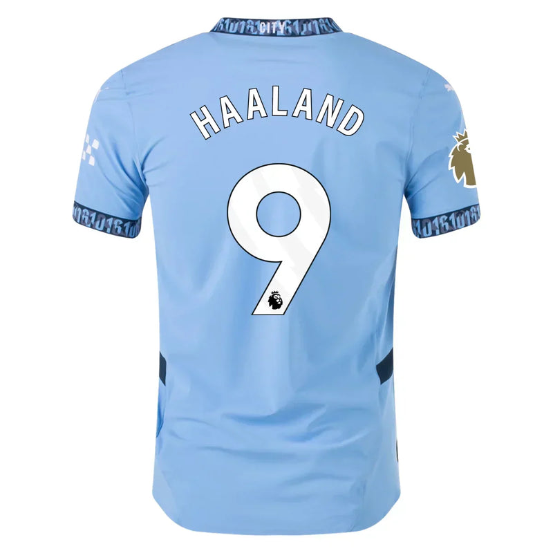 Camiseta de local auténtica del Manchester City 24/25 de Erling Haaland - PUMA