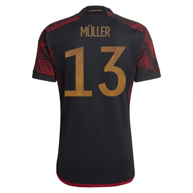 Camiseta de visitante de Thomas Müller Alemania 22/23 II - Adidas