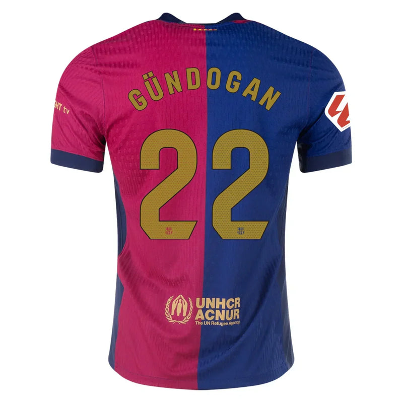 Ilkay Gündoğan Barcelona 24/25 Player [Slim Fit] I Home Jersey - Nike