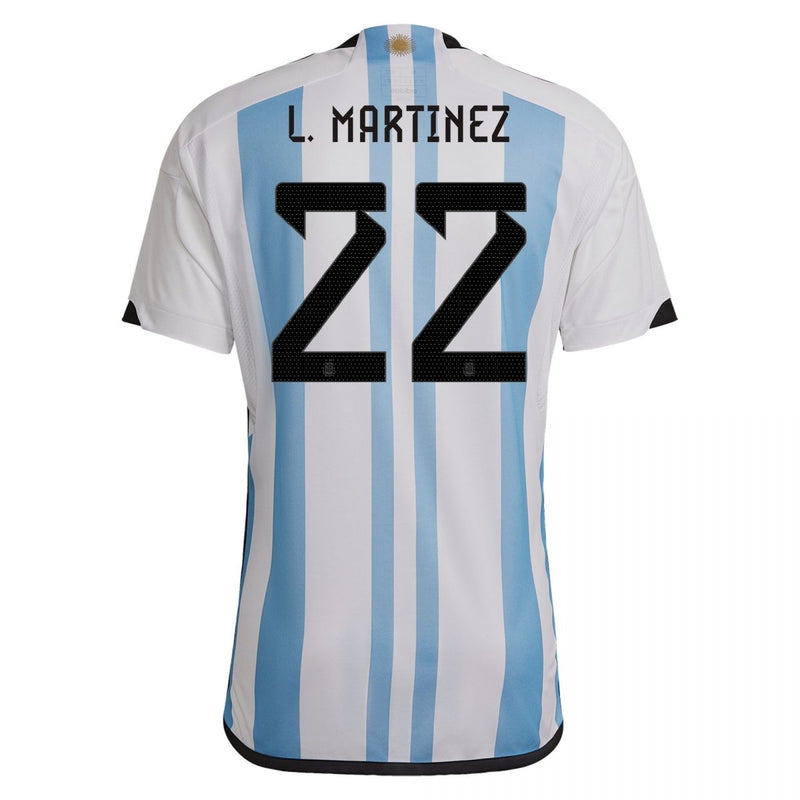 Camiseta Lautaro Martínez Argentina 22/23 I Primera Equipación - Adidas