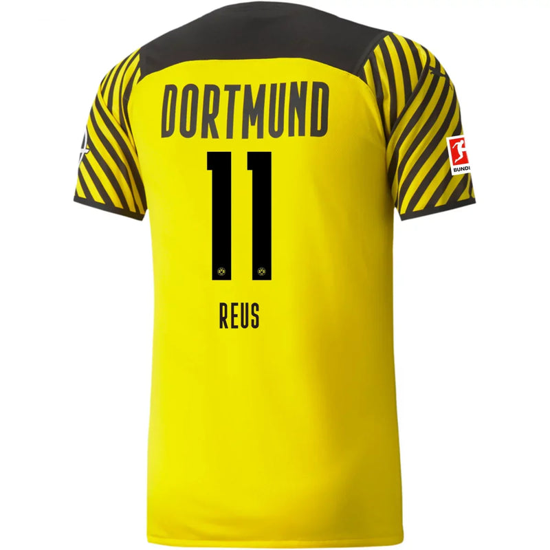 Camiseta de local auténtica del Borussia Dortmund 21/22 de Marco Reus - PUMA