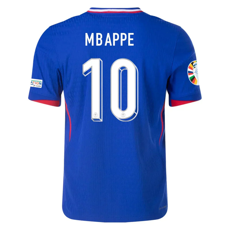 Camiseta de local auténtica de Francia 24/25 de Kylian Mbappé - Nike