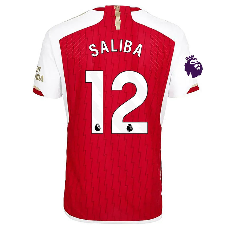 William Saliba Arsenal 23/24 Player [Slim Fit] I Home Jersey - Adidas