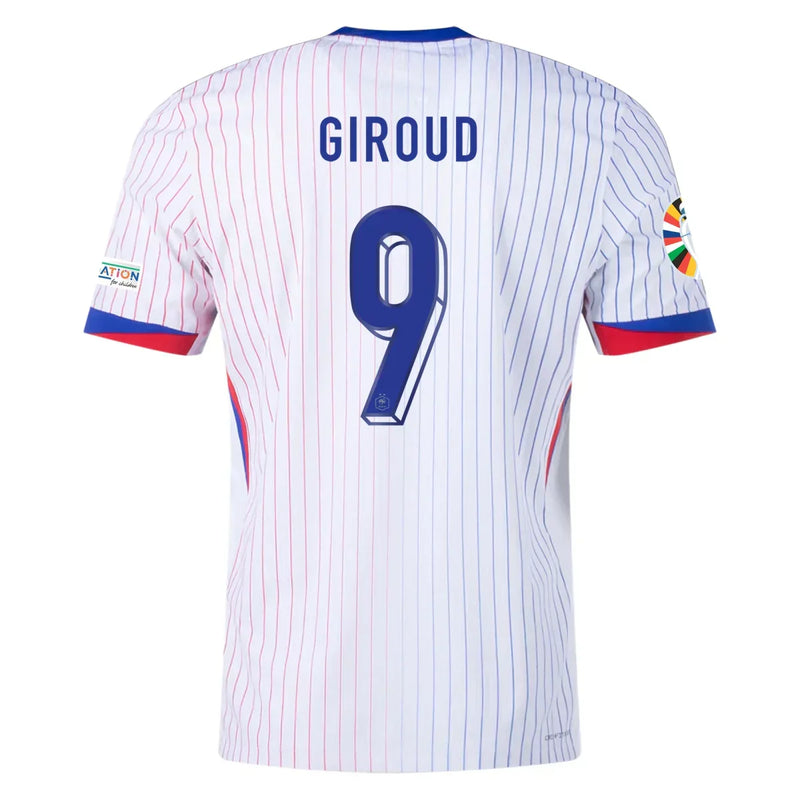 Camiseta de visitante auténtica II de Olivier Giroud Francia 24/25 - Nike