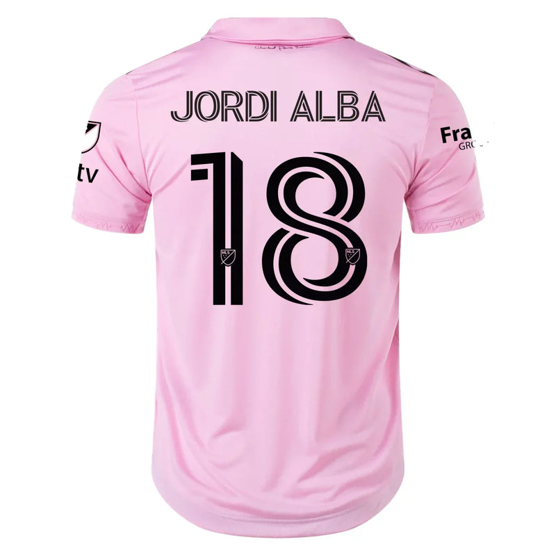 Jordi Alba Inter Miami CF 2023 Authentic I Home Jersey - Adidas