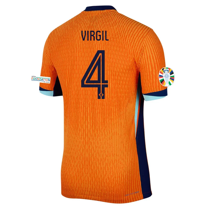 Virgil van Dijk Netherlands 24/25 Player [Slim Fit] I Home Jersey - Nike