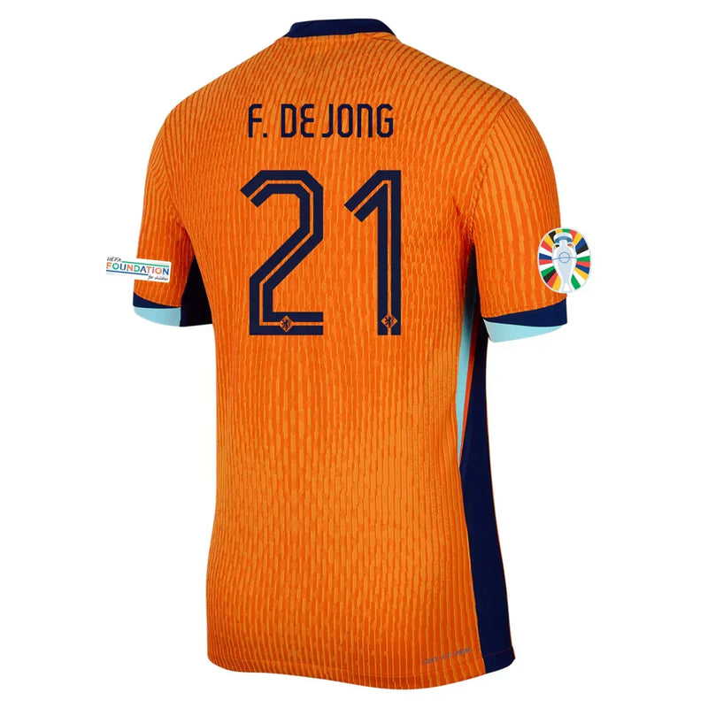 Frenkie de Jong Netherlands 24/25 Player [Slim Fit] I Home Jersey - Nike