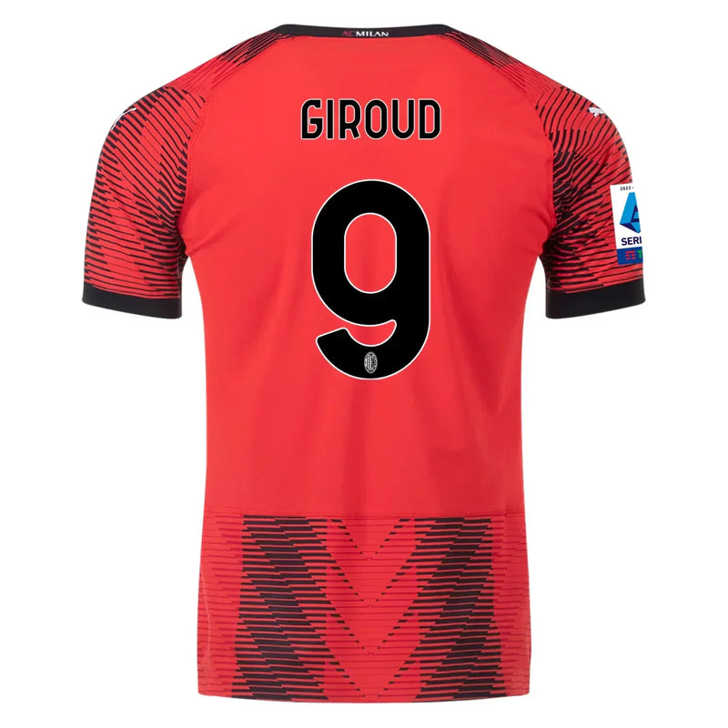 Olivier Giroud AC Milan 23/24 Player [Slim Fit] I Home Jersey - PUMA