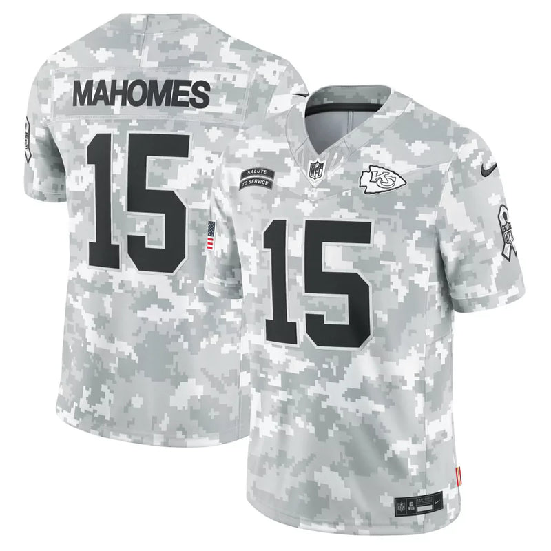 Camisa Kansas City Chiefs Salute To Service Nike Masculina - Patrick Mahomes