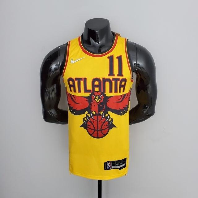 Atlanta Hawks 75 aniversario amarillo